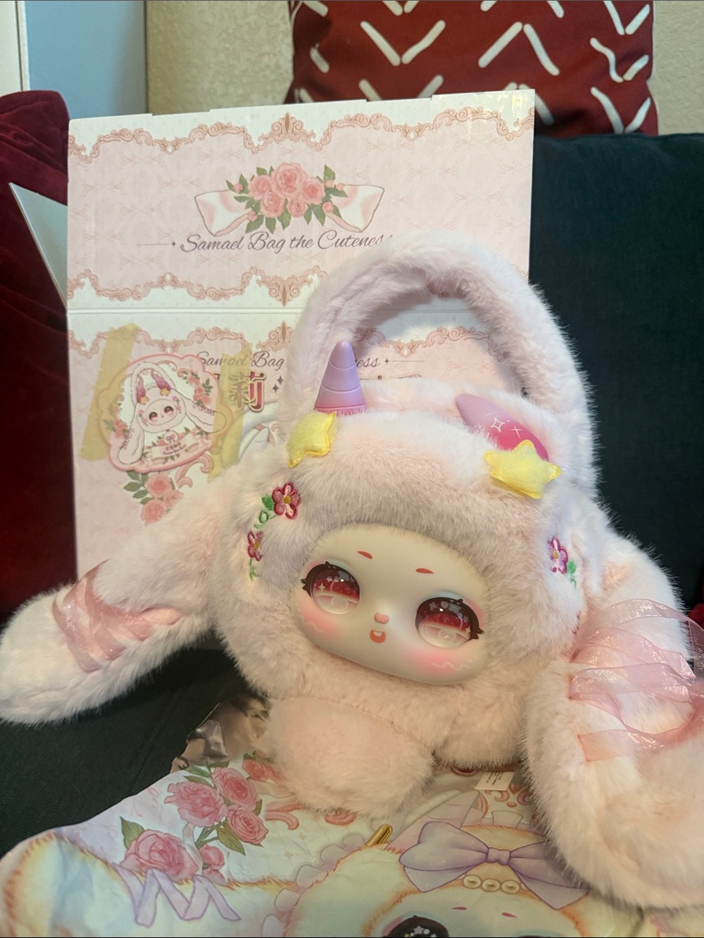 Samael bag the Cuteness-Bunny Handbag - Pink